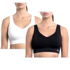 Puma 2-pack Seamless Sports Bra Drycell Tag free Convertible Back Size: Small